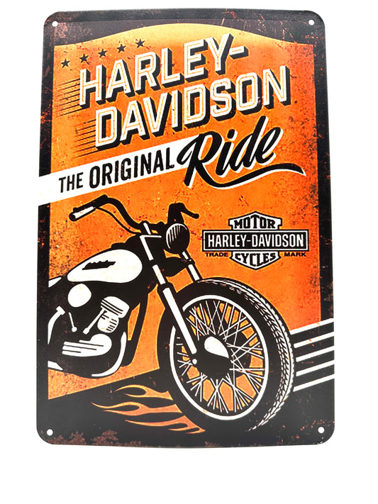 Metalen Wandbord -  Harley Davidson - The Original Ride