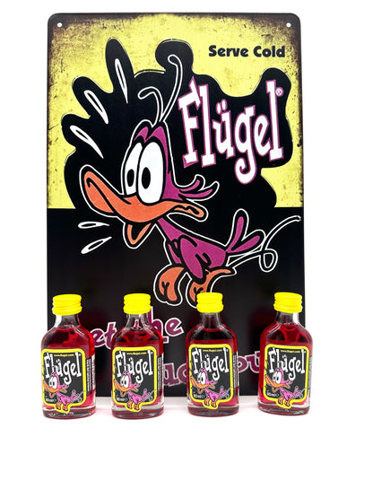 Cadeaupakket - Flugel - met 4 Flugel flesjes