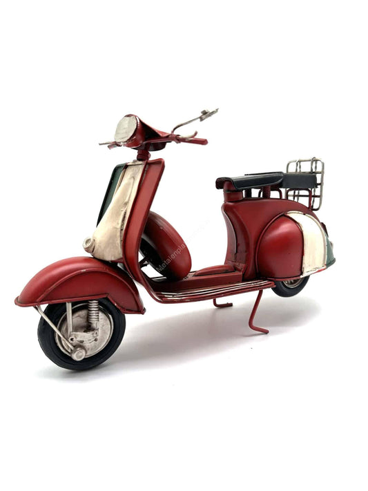 Vespa Scooter - Metalen Decoratie - 27cm