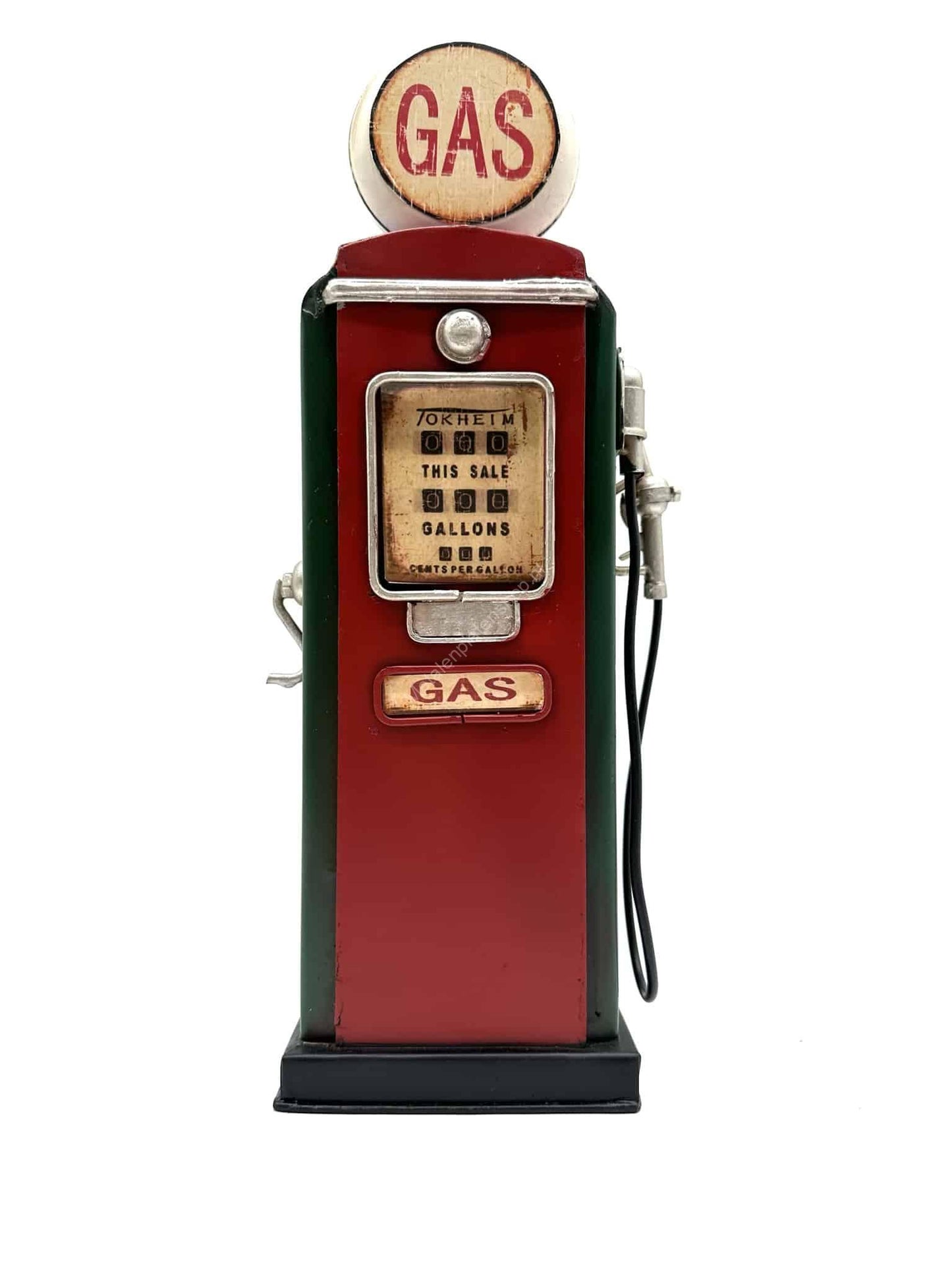 Gasoline pump - Metal Decoration - 32cm