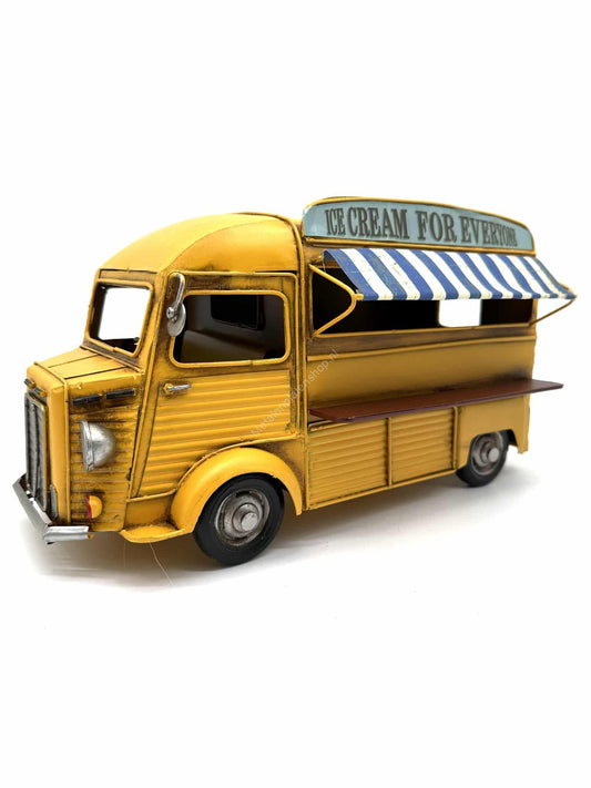 Ice Cream Truck - Metal Vehicle Decoration - 30cm