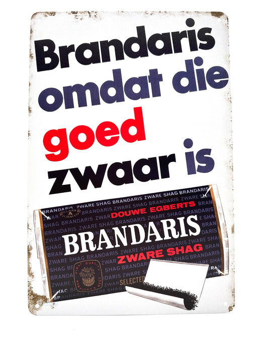 Metalen Wandbord - Brandaris omdat die goed zwaar is