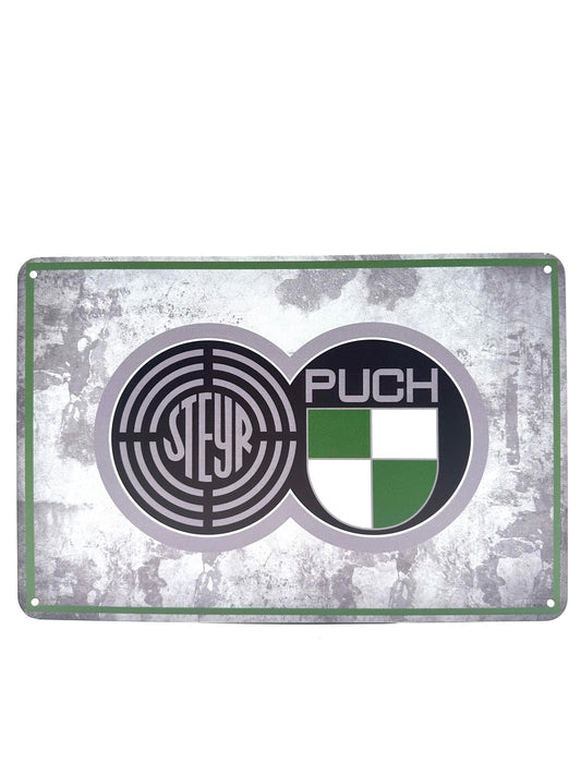 Metalen Wandbord - Puch - #1