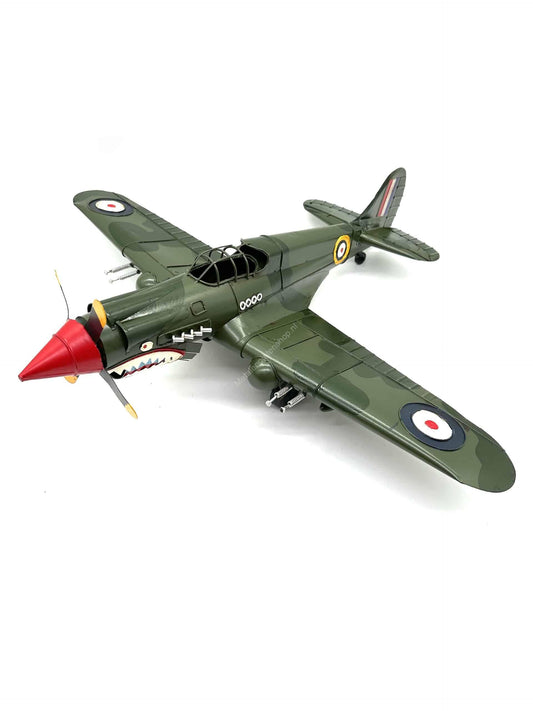 Fighter Plane - Metal Vehicle Decoration - 55cm