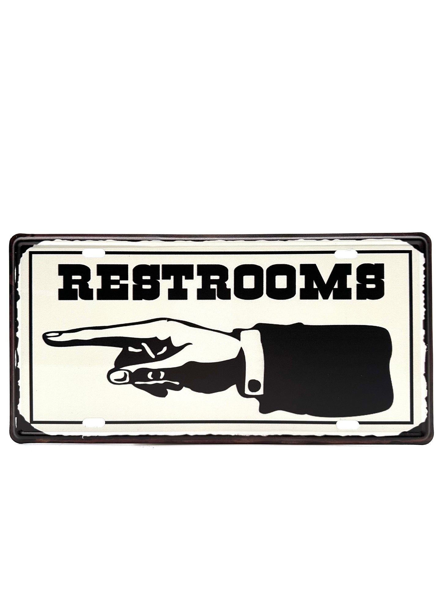 Kentekenplaat - Restroom - 30x15cm