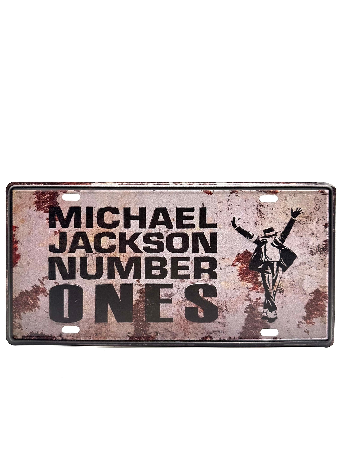 Kentekenplaat - Michael Jackson Number One's - 30x15cm