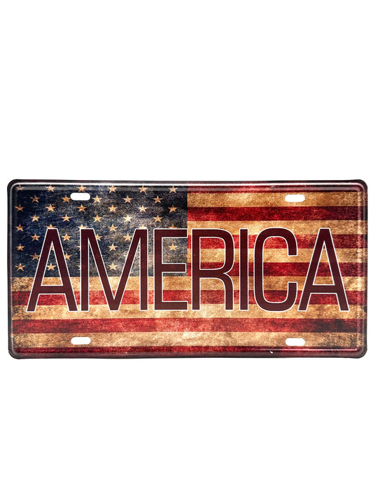 Kentekenplaat - America - 30x15cm