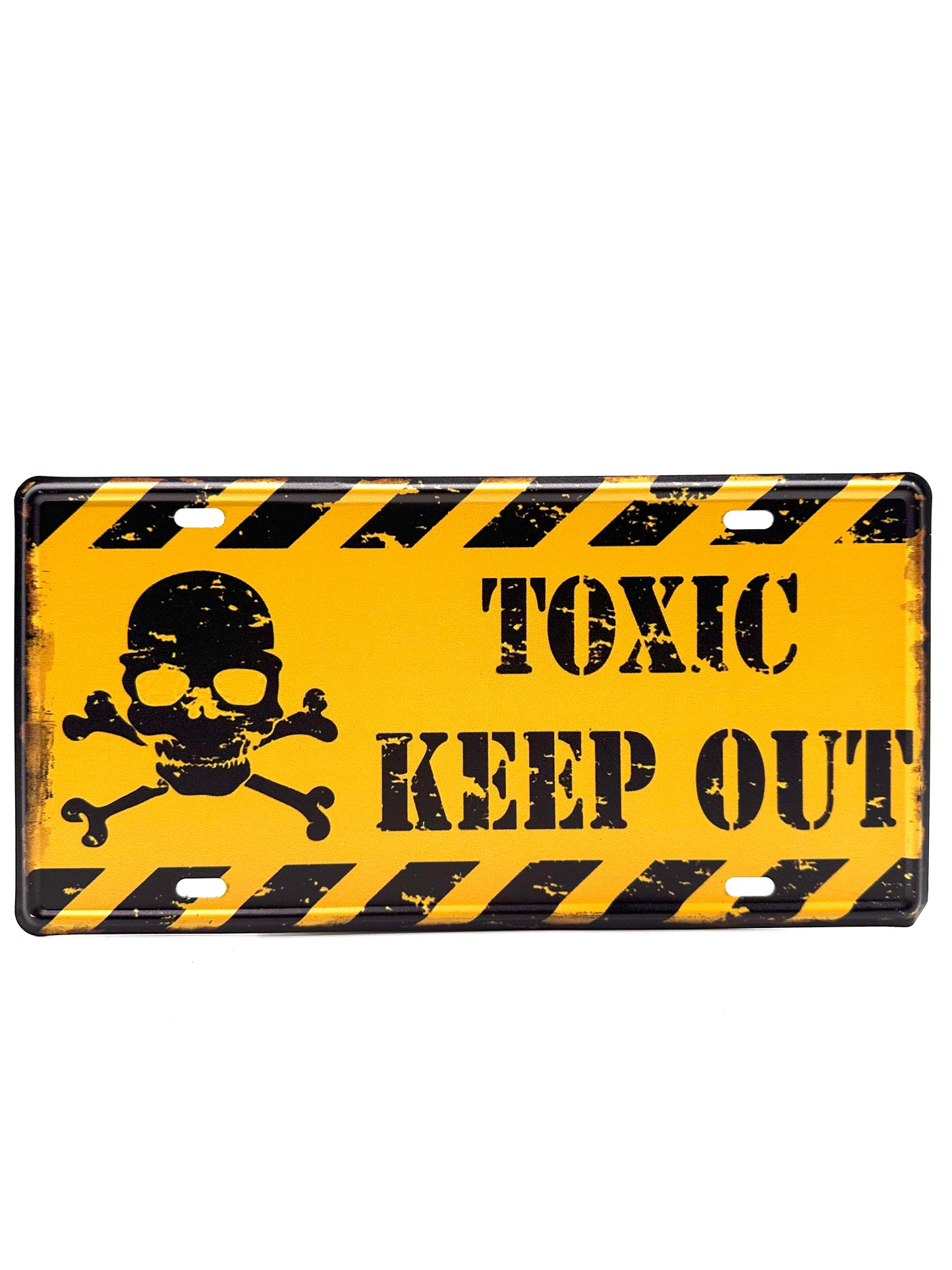 Kentekenplaat - Toxic Keep Out - 30x15cm