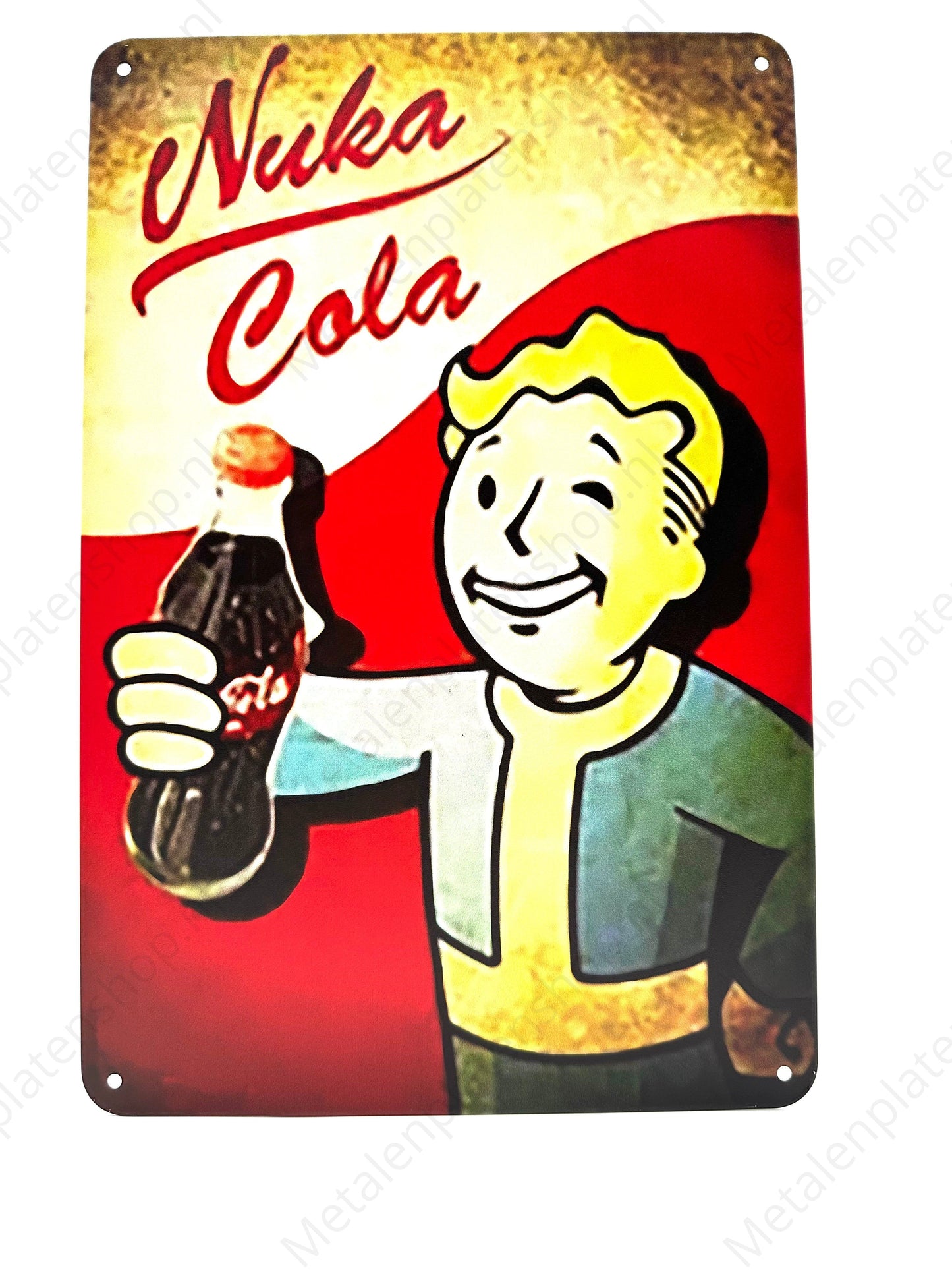 Metalen Wandbord - Nuke Cola