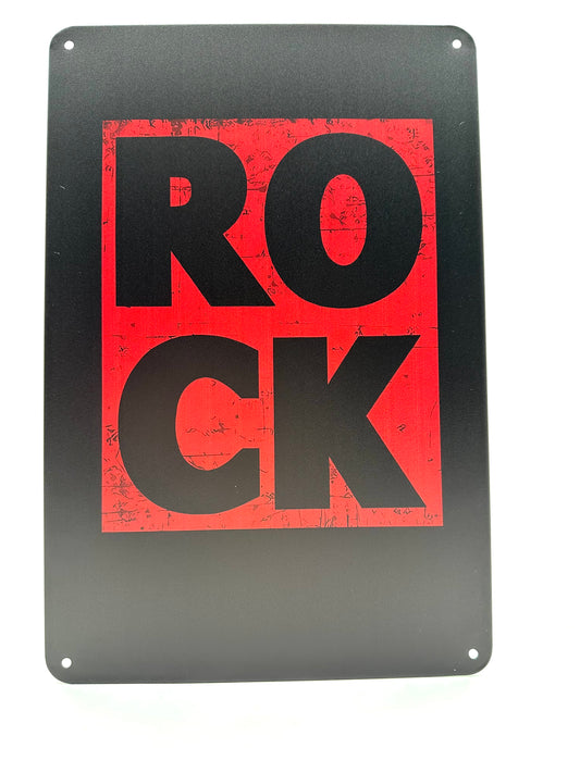 Metalen Wandbord - ROCK