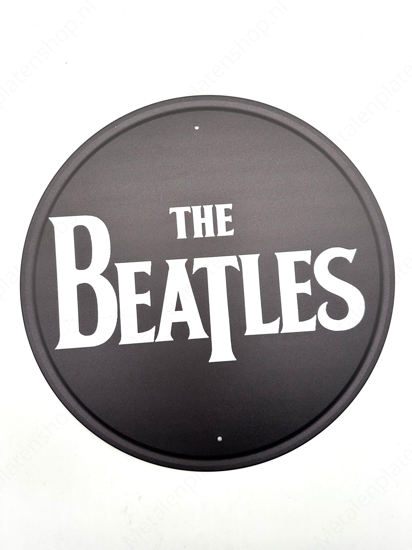 Metal Wall Sign - The Beatles - Round