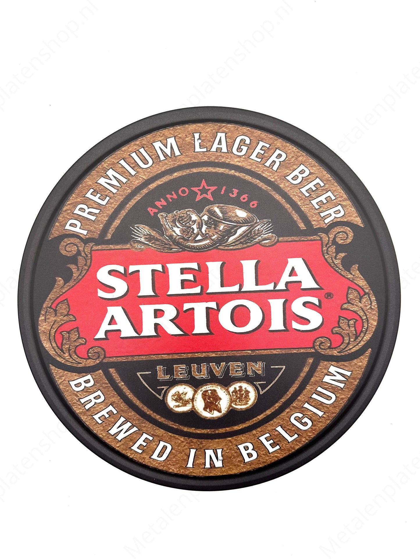 Metal Wall Sign - Stella - Round 