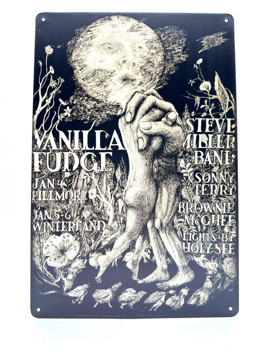 Metal Wall Sign - Vanilla Fudge - Steve Miller Bani