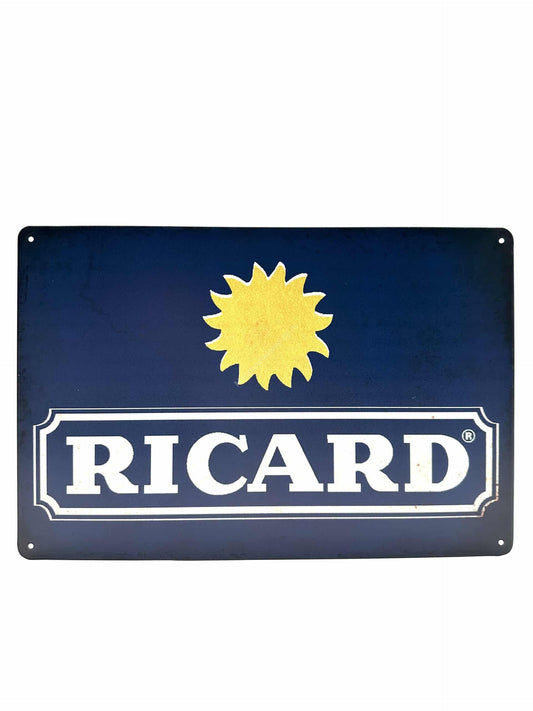 Metalen Wandbord - RICARD - Blauw