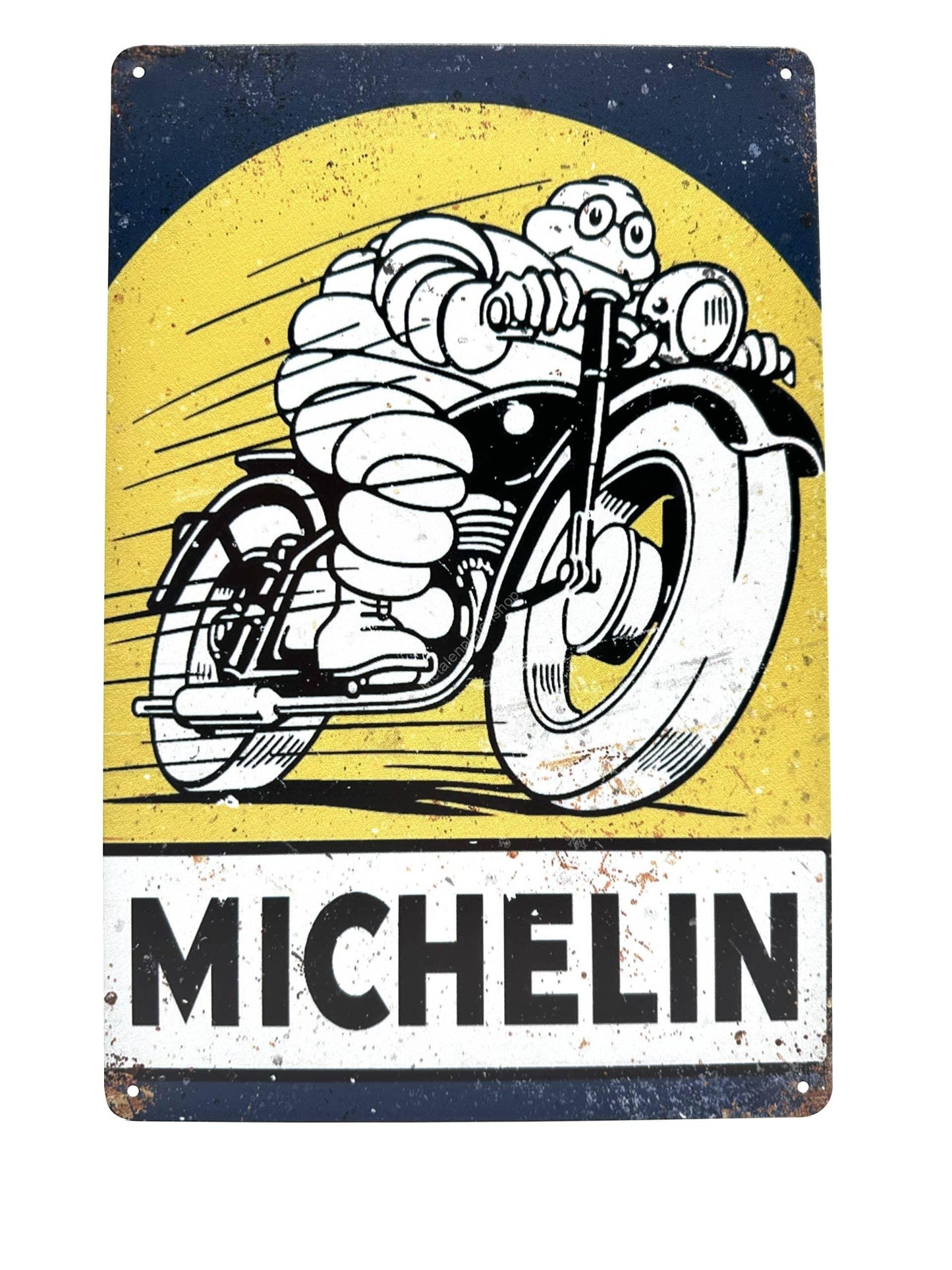 Wandschild aus Metall – Michelin – Motor