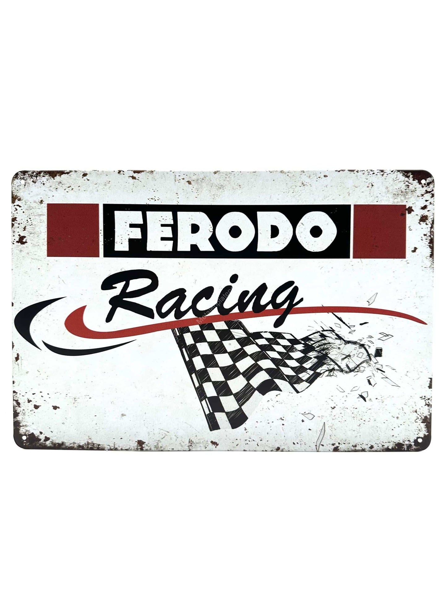 Metallwandschild - Ferodo Racing