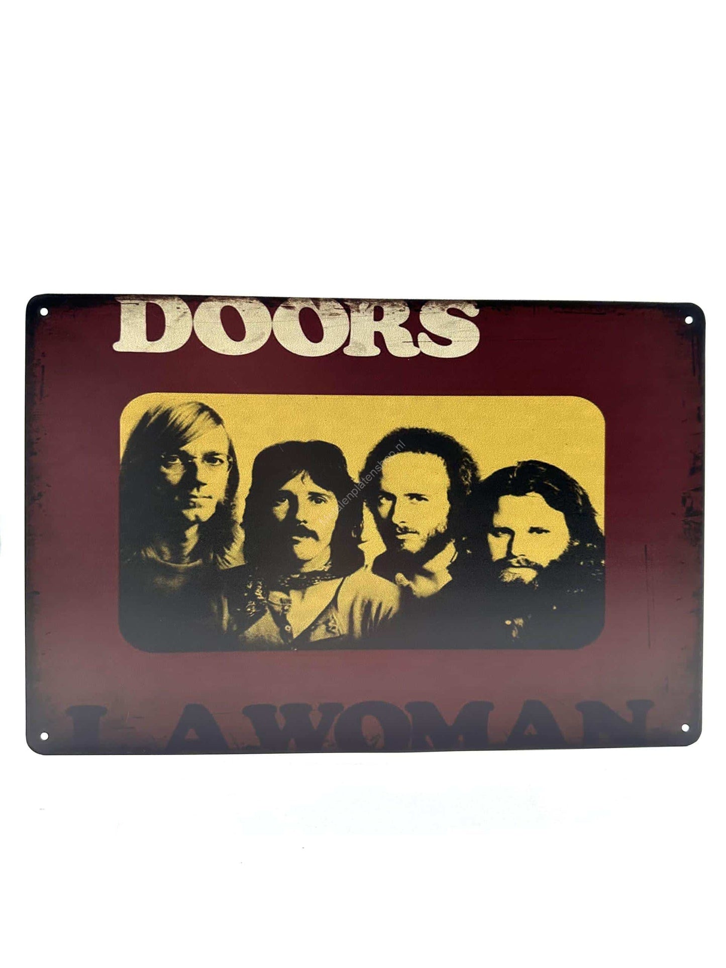 Metalen Wandbord - The Doors - La Woman