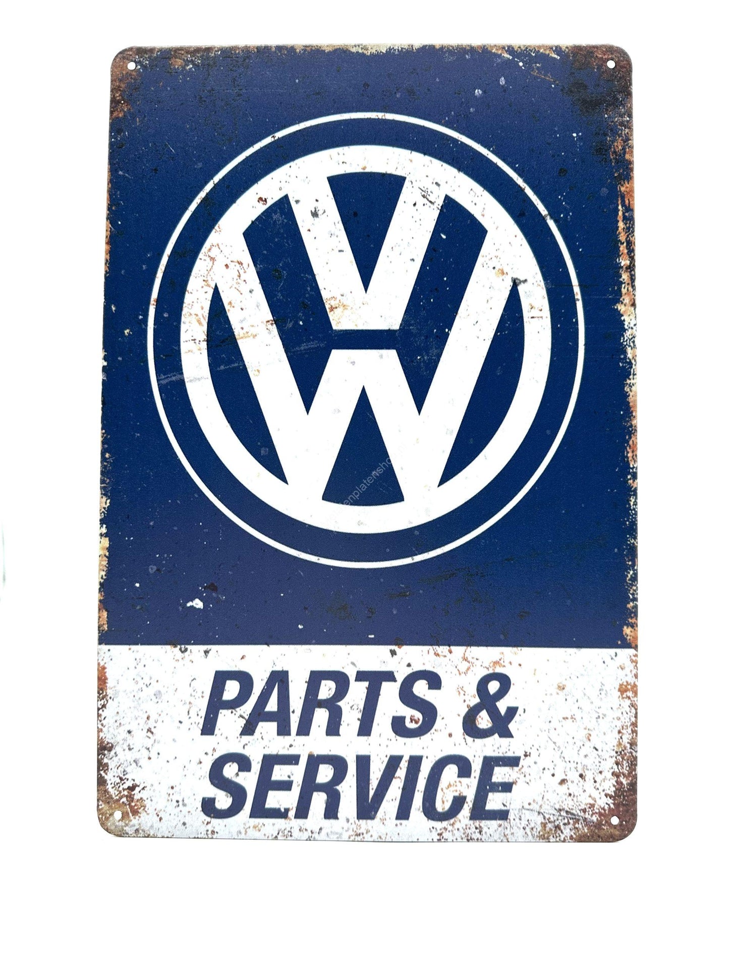 Metalen Wandbord - Volkswagen - Parts &amp; Service