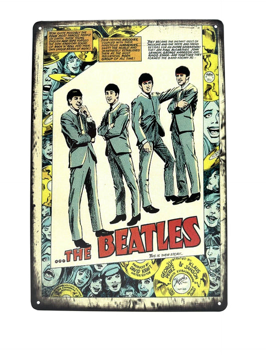 Metal Wall Sign - The Beatles