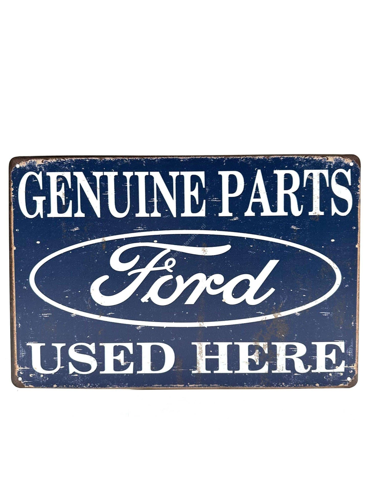 Metal Wall Sign - Genuine Parts Ford Used Here