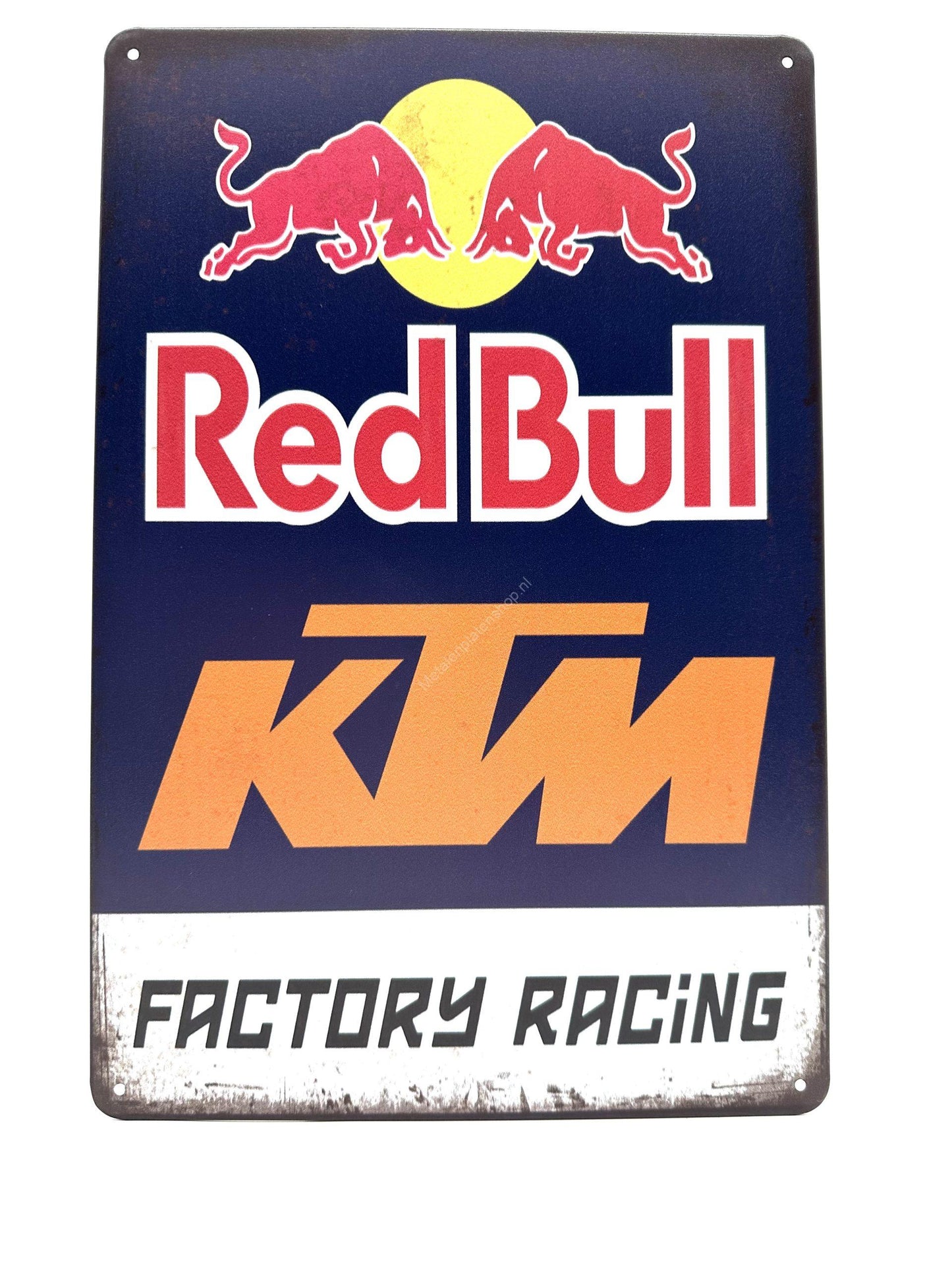 Metalen Wandbord - RedBull - KTM - Factory Racing