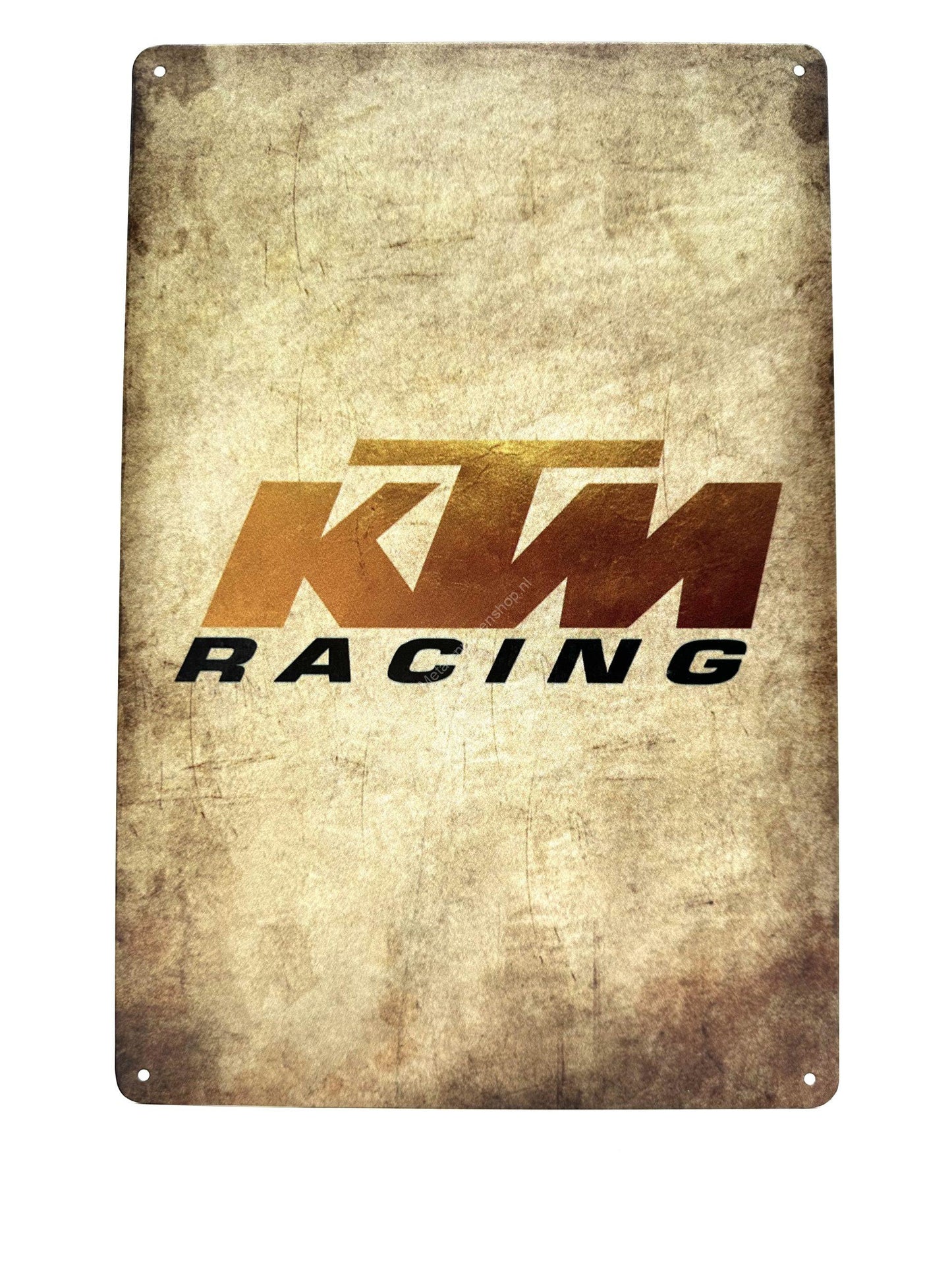 Metal Wall Sign - KTM Racing