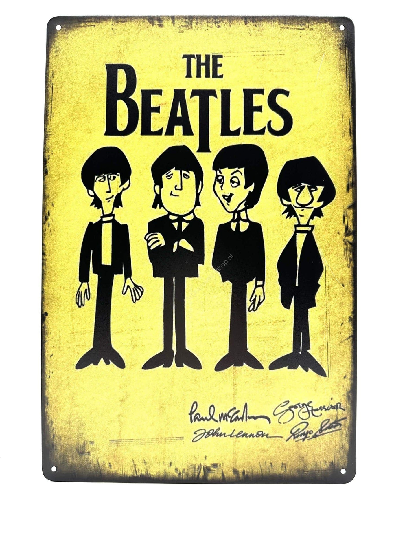 Metalen Wandbord - The Beatles