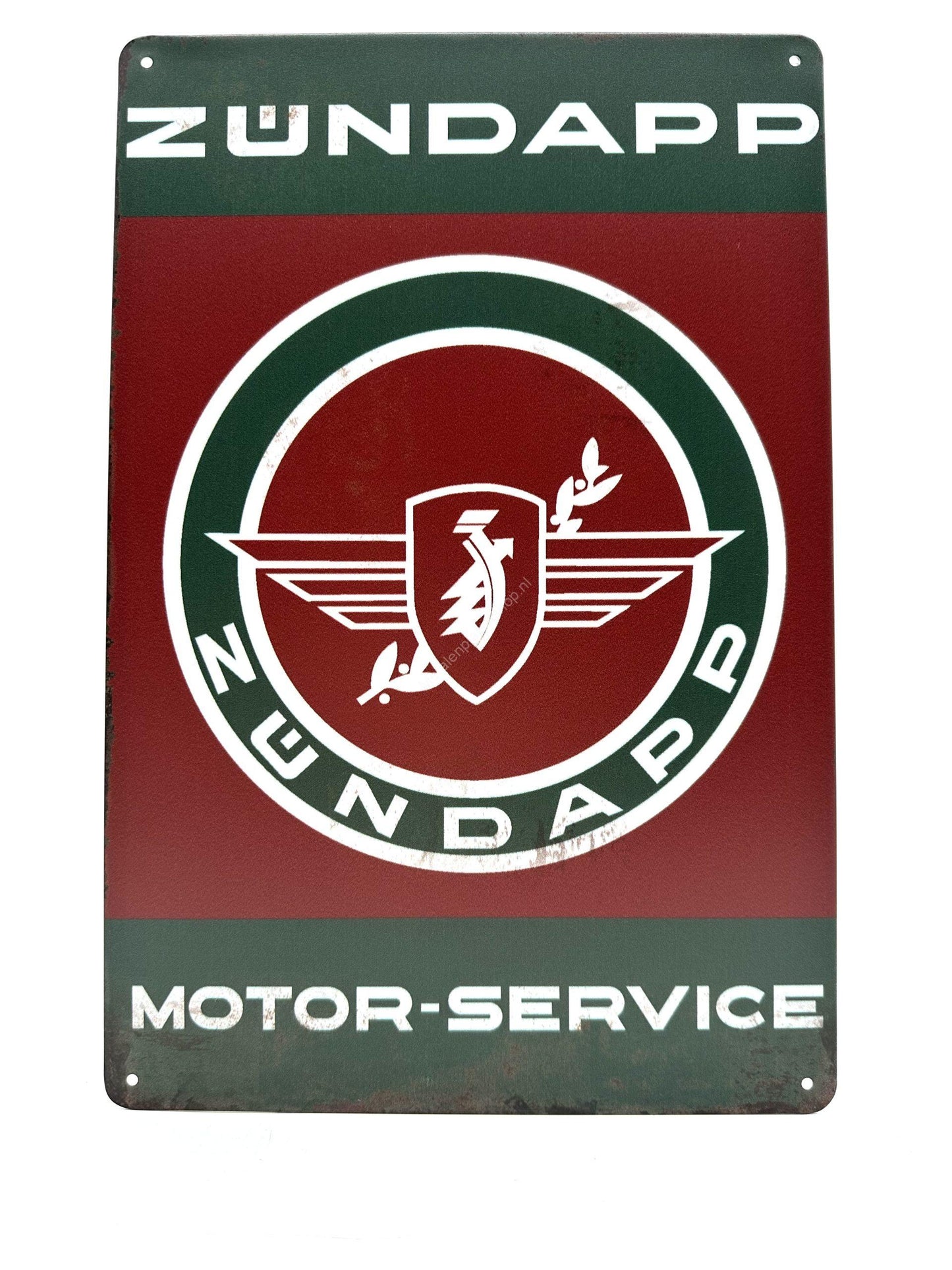 Metal Wall Sign - Zundapp - Motor-Service