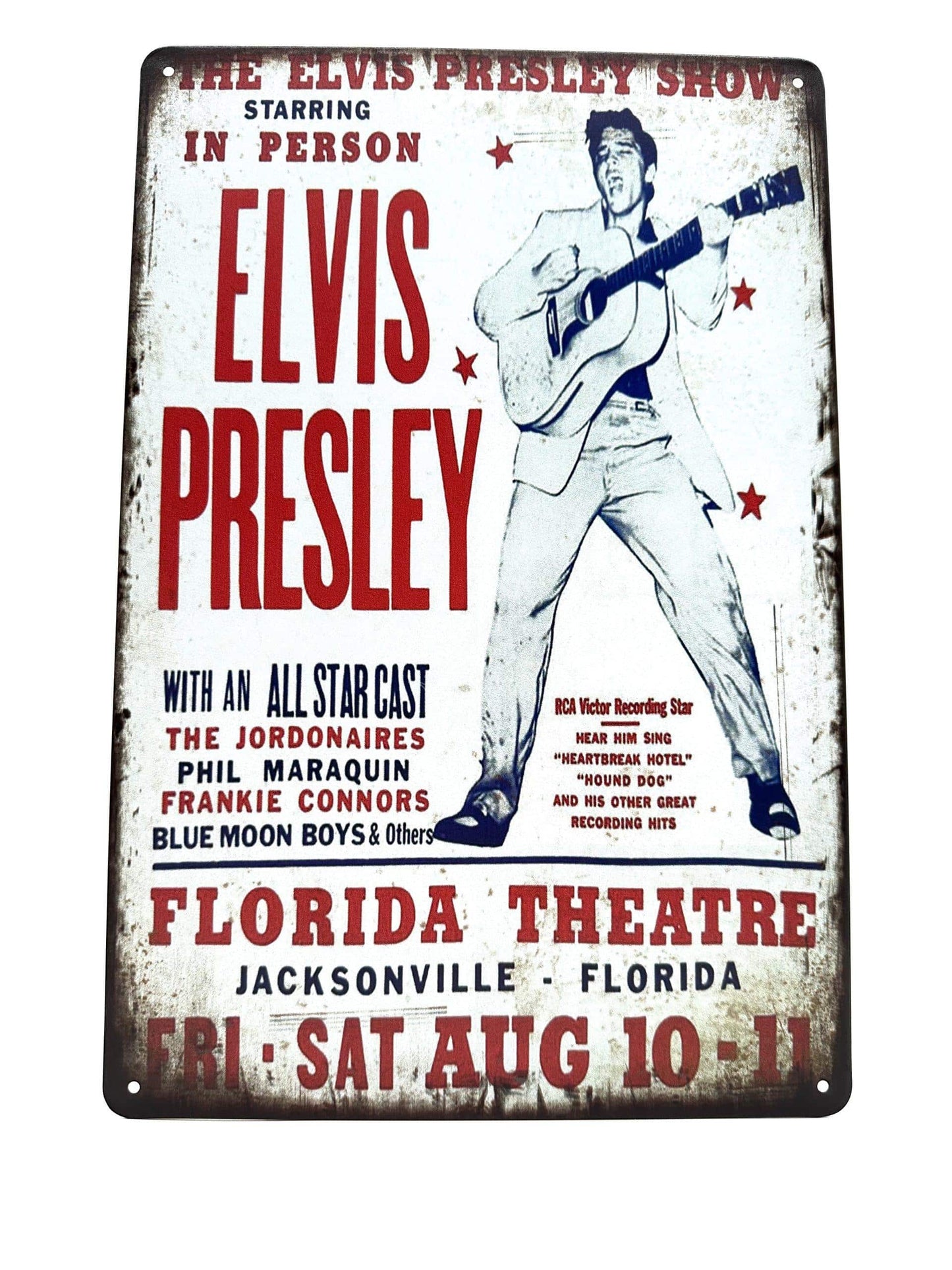 Metal Wall Sign - Elvis Presley - Florida Theater