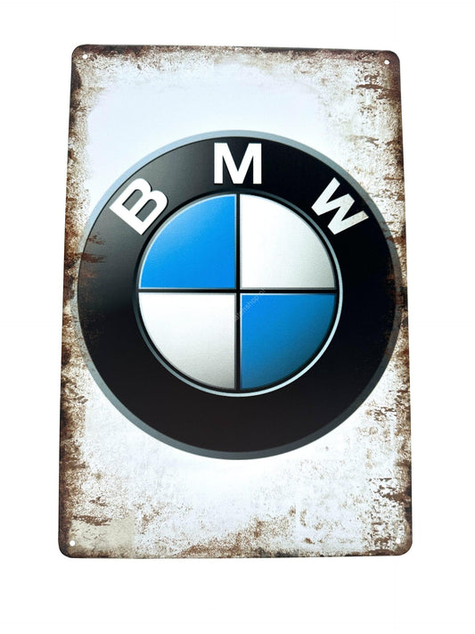 Metallwandschild - BMW