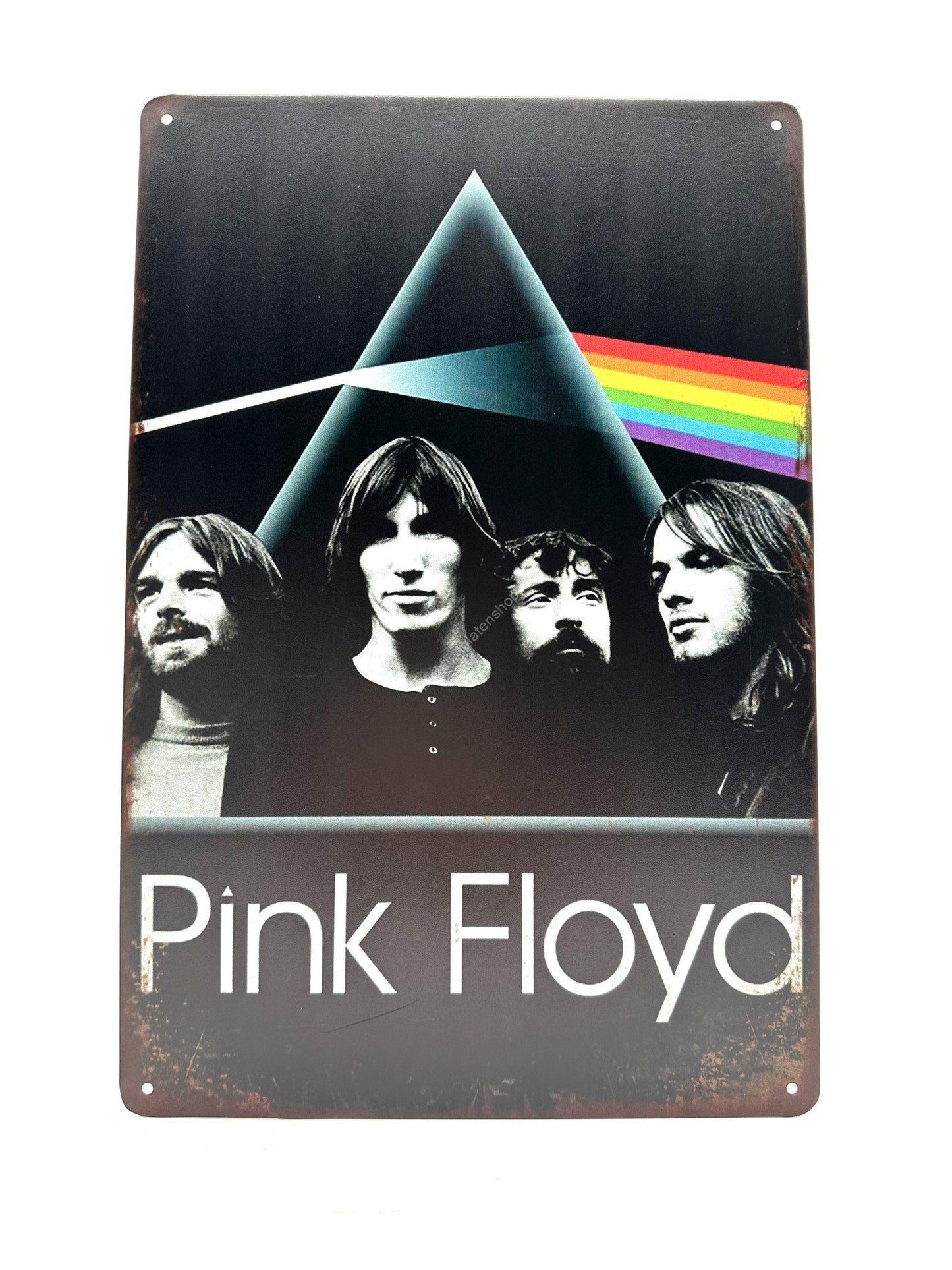 Metallwandschild - Pink Floyd