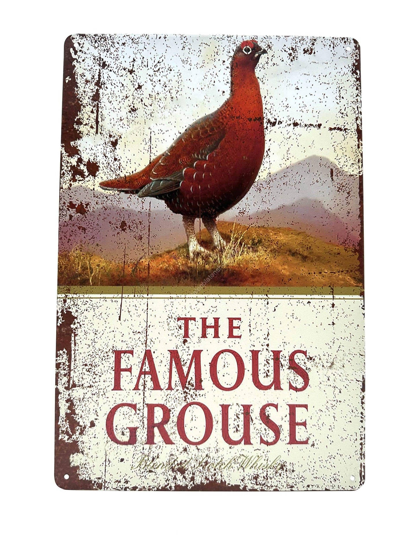 Metal Wall Sign - The Famous Grouse