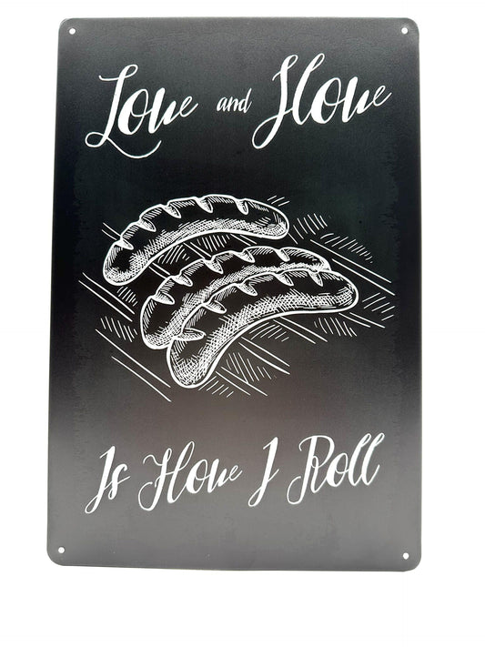 Metal Wall Sign - Love and Home