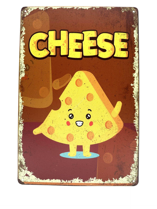 Metal Wall Sign - Cheese