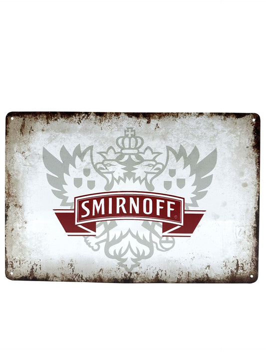 Metalen Wandbord - Smirnoff