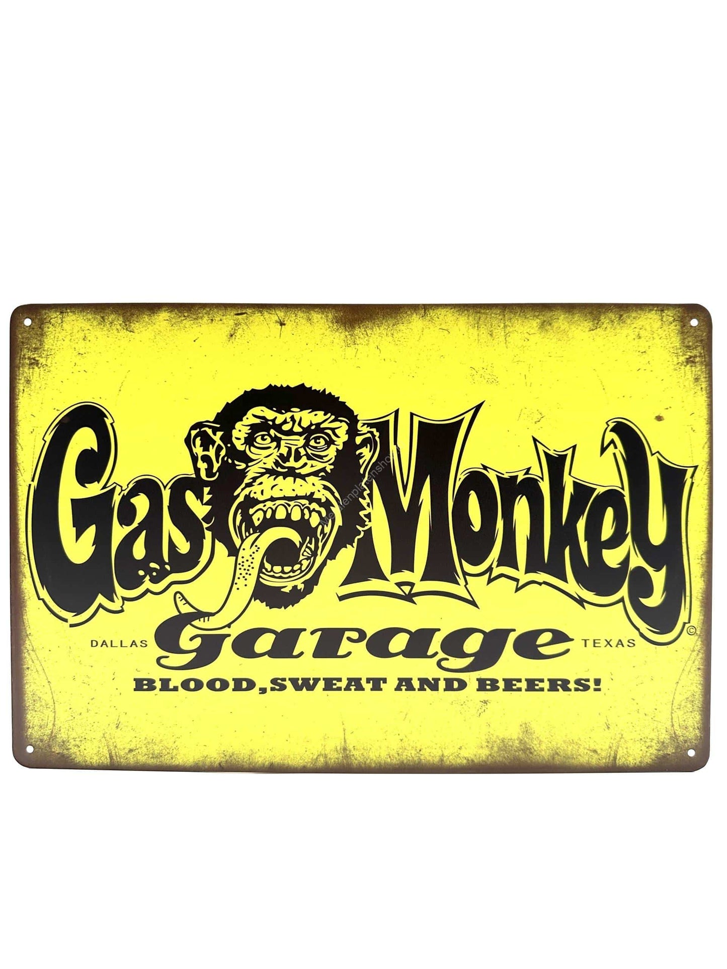 Metal Wall Sign - Gas Monkey