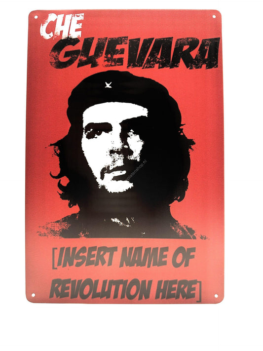 Metallwandschild – Che Cuevara