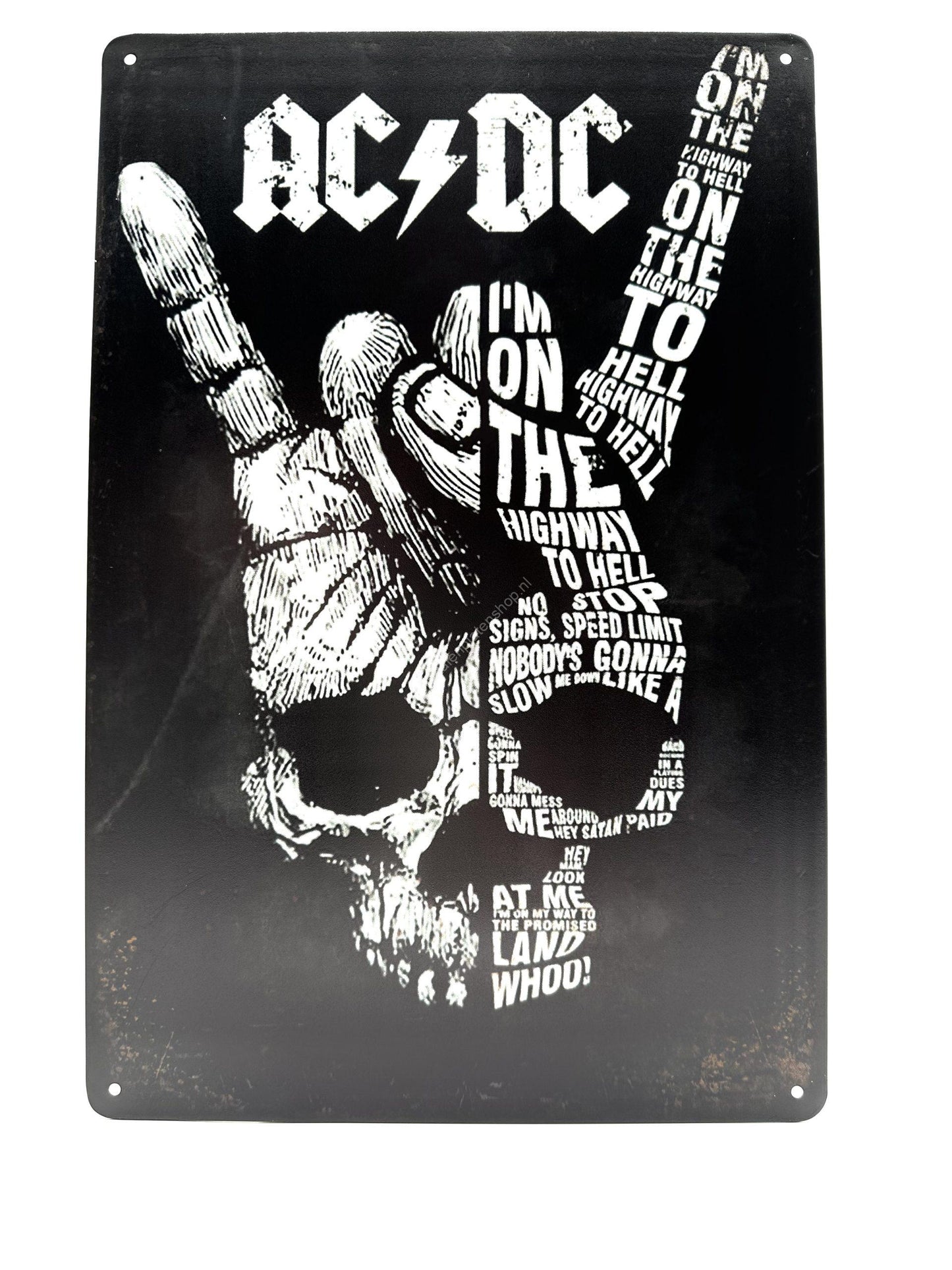 Metal Wall Sign - AC/DC