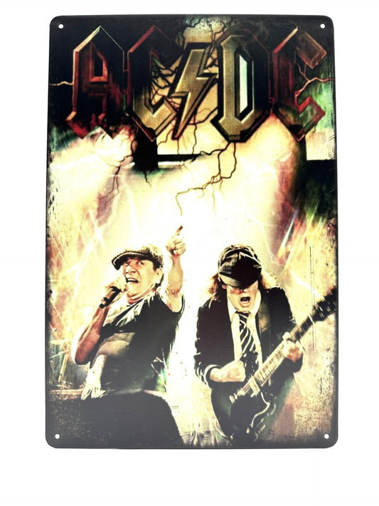 Metallwandschild – AC/DC