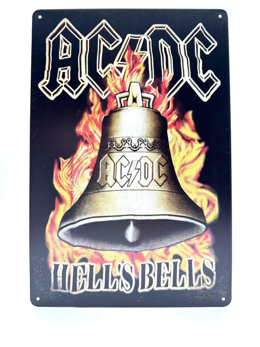 Metalen Wandbord - AC/DC Hell's Bells