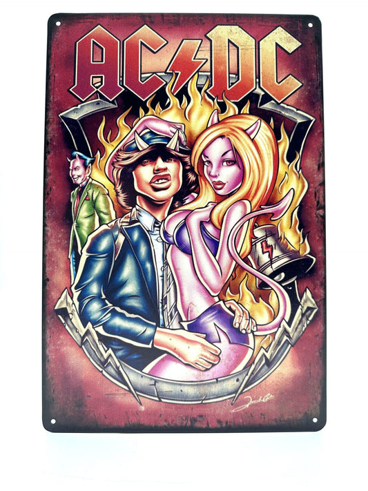 Metal Wall Sign - AC/DC