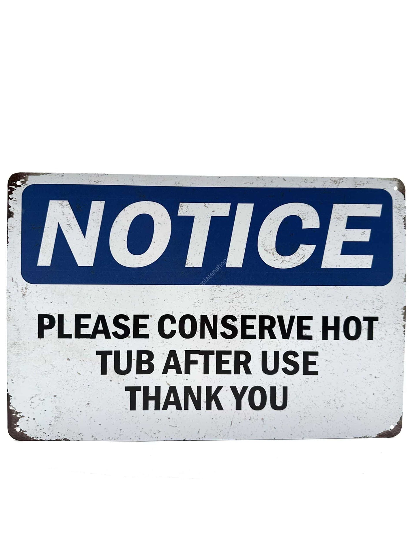 Metal Wall Sign - Notice