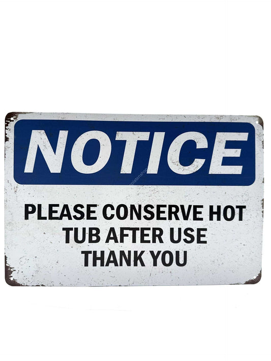 Metal Wall Sign - Notice