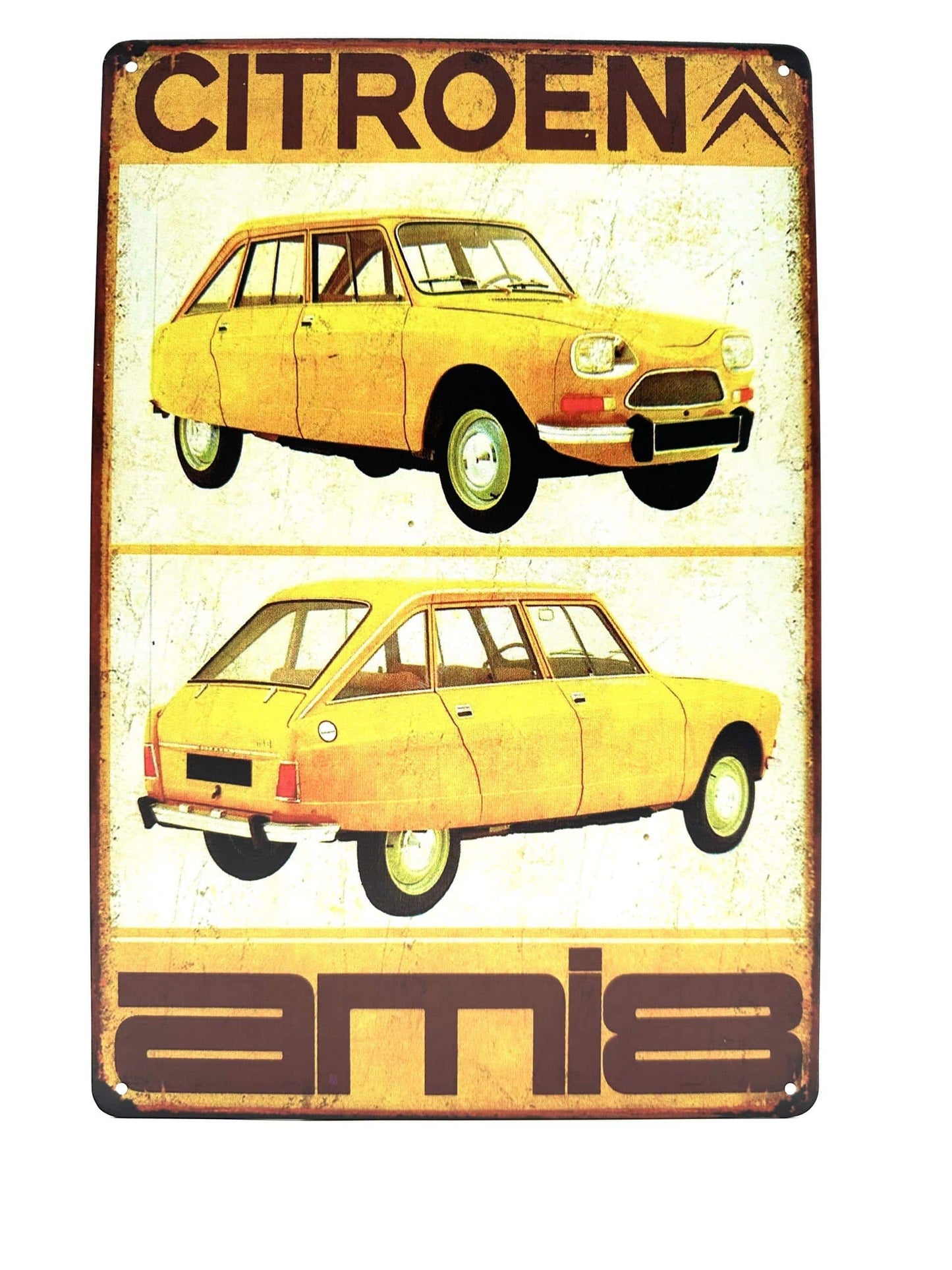 Metal Wall Sign - Citroën ami8