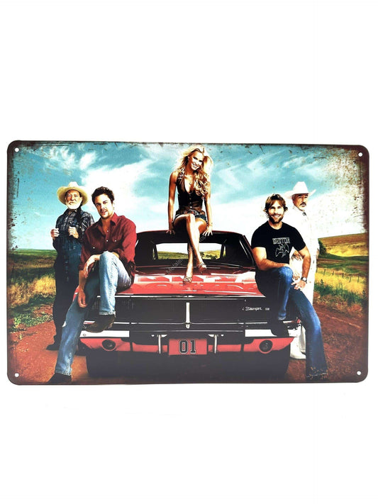 Metal Wall Sign - The Dukes of Hazzard