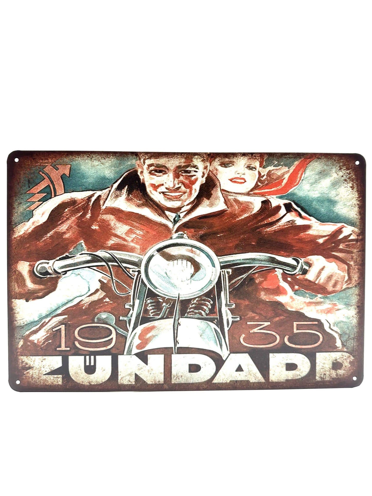 Metalen Wandbord - Zundapp 1935