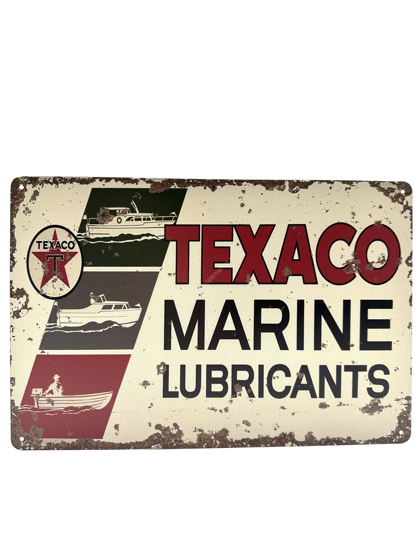 Metal Wall Sign - Texaco Marine