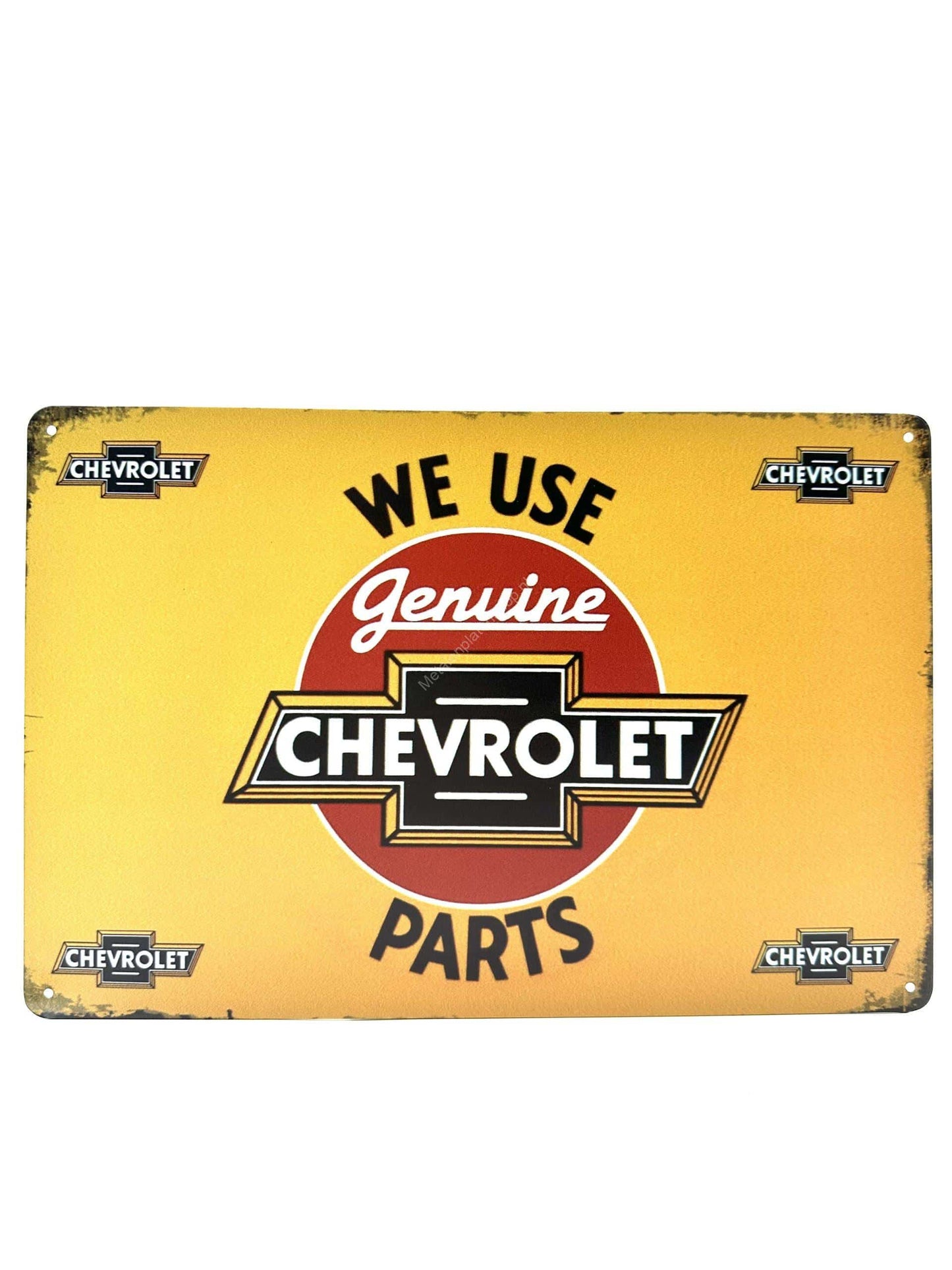 Metal Wall Sign - We use genuine Chevrolet parts