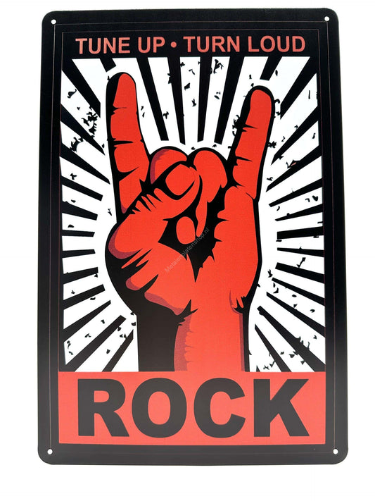 Metal Wall Sign - Rock