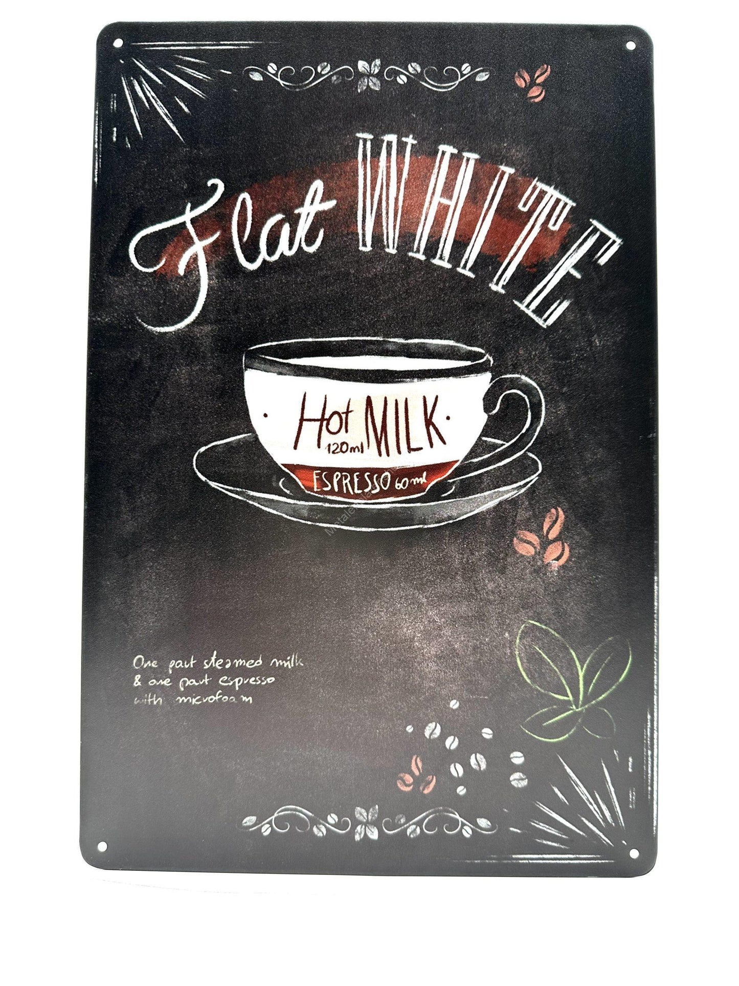 Metal Wall Sign - Flat White